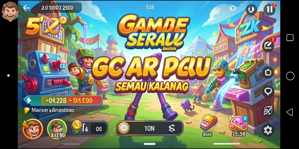 Screenshot gameplay 5ZK menampilkan aksi seru dalam permainan Arcade.