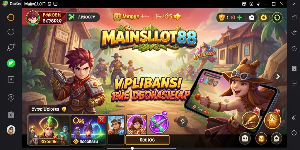 Tampilan antarmuka MAINSLOT88 yang ramah pengguna.