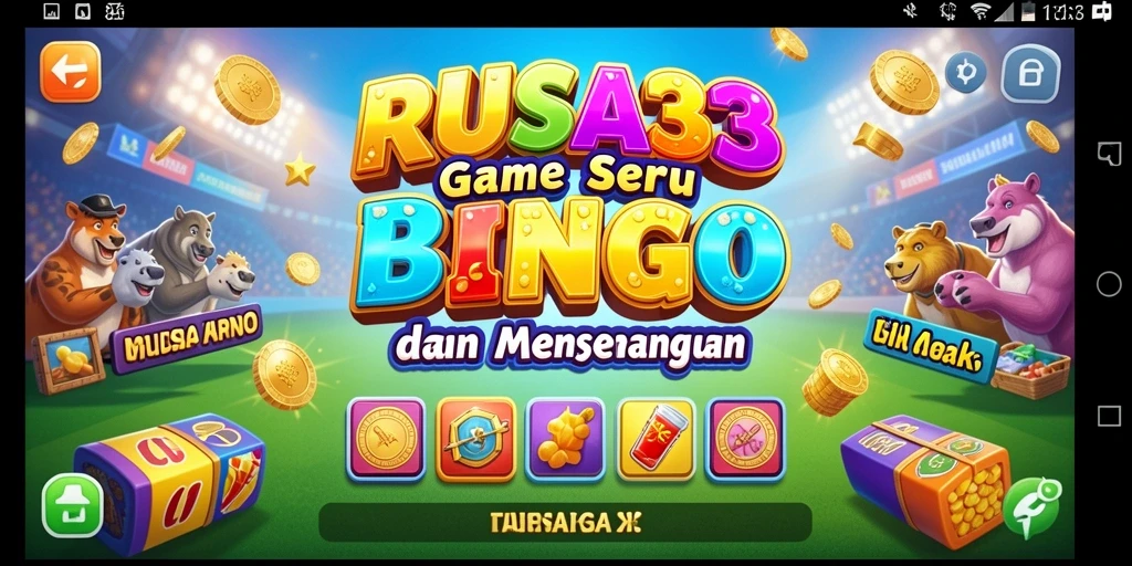 Tampilan gameplay seru di RUSA33 dengan suasana Bingo yang menegangkan.