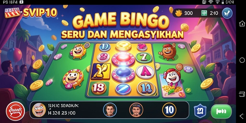 Tampilan gameplay SVIP10 yang seru dan menghibur di permainan Bingo.
