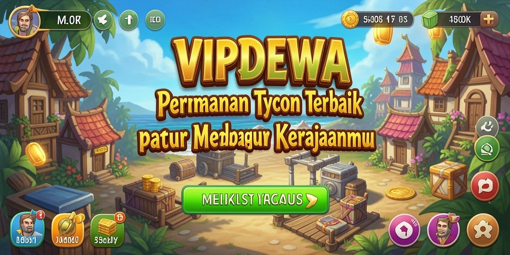 Tampilan gameplay seru dan interaktif di VIPDEWA.