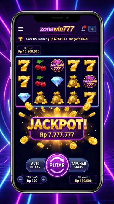 Screenshot aplikasi zonawin777 dengan koleksi aplikasi terupdate.